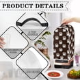 thumbnail image 4 of HELLHERO Cup Coffee Grid Kitchen Accessories with Hand Strap Protective Blender Covers Top Handle Proof Stain for Thanksgiving Blender Cover, 4 of 6