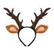 thumbnail image 1 of Diadema con astas de ciervo para el pelo, disfraz de Halloween y Navidad para cosplay y baile., 1 of 8