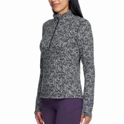Spyder Ladies' Fleece Printed Half Zip Black/White Women's, S