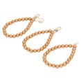 thumbnail image 4 of Hebras de perlas brillante exquisito proceso de pulido pulsera de perlas alisado redondo para funda de teléfono móvil para llavero para bolso ANGGREK Otros, 4 of 8