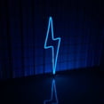 thumbnail image 2 of Handmadetneonsign Lighting Bolt Neon Sign, Light Bolt LED Light, Thunder Led Sign, Thunderbolt Neon, 2 of 5