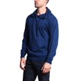 thumbnail image 2 of G-Style USA Men's Lightweight Cross-Dyed Pullover Hoodie Sweatshirt MH13104 - Royal Caviar - Large, 2 of 6