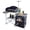 Black, variant on Camping Kitchen Table with Windscreen,Portable Outdoor Cooking Station with Storage Cabinet & Side Tables Heavy Duty Camp Cook Station for Camping & BBQ (Black2cabinet)