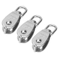 thumbnail image 1 of Rigging Lifting Wheel, Single Pulley Block Rope Traction Cable Loading 360° Rotation  For Heavy Objects For Crane For Gym Equipment M15,M25, 1 of 8