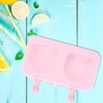 thumbnail image 2 of Molde para hacer helados DIY Ormromra de silicona de grado alimenticio con 2 rejillas con cubierta y palos para uso doméstico (2) cabezas de cerdo 50 palos, 2 of 8