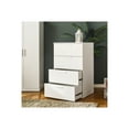 thumbnail image 3 of Klair Living Oliver Farmhouse Wood Chest with Four Drawers in White, 3 of 4