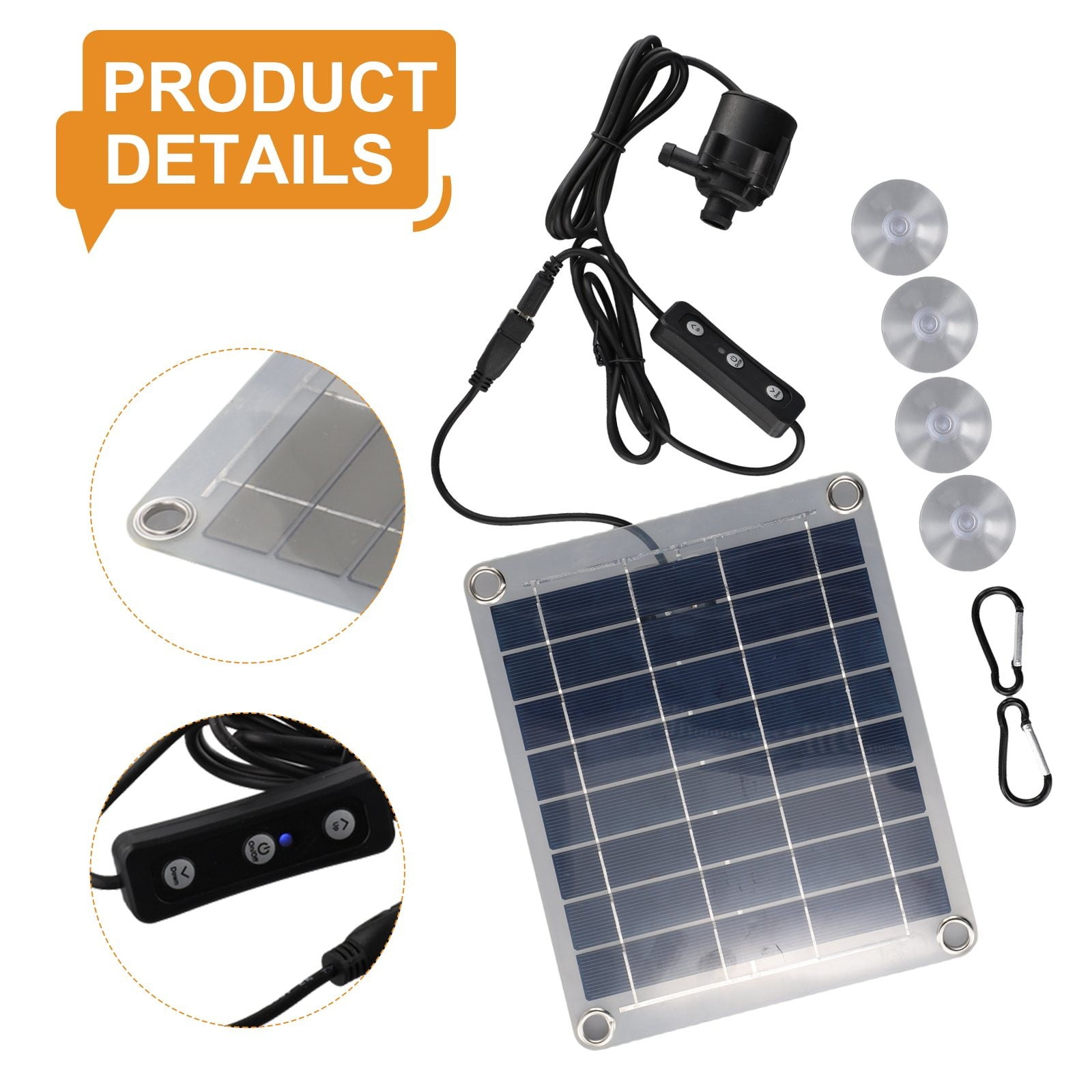 Dc 12V 10W Solar Panel Water Pump Aquarium Pump With Adjustment Switch Solar Panel Pump Kits For Pool For Garden Swimming Pool