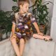 thumbnail image 4 of Balery Cute Cat Sunflower Conjunto de Pijama Infantil de Manga Corta con Estampado – Ropa de Dormir de Algodón Suave-3X-Large, 4 of 6