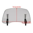 thumbnail image 2 of Universal Adjustable Windshield Clip On Wind Screen Deflector Extension Spoiler, 2 of 12