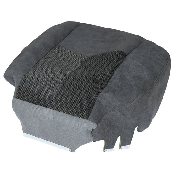 LABLT Cloth Driver Bottom Cloth Seat Cover Replacement for 2003-2006 Chevy Silverado Dark Gray