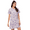Off-White, variant on Sleepwear, Printed Cotton Night Dress For Women, Short Sleeve Lounge Shirt