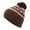Coffee, variant on Mens Cozy Knit Beanie with Thermal Lining Stylish Outdoor Warmth Hat Comfortable Ear Protection Knit Cap for Winter Fashion