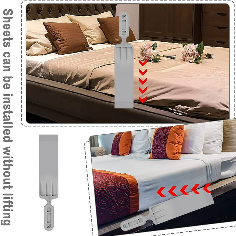 Rolaadevawxw Bed Sheet Tuck in Tool, Bed Sheet Stuffed with Tools, Bed  Sheet Scrunch, no Need to Lift The Mattress