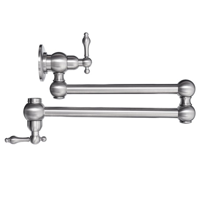Antique Kitchen Bathroom Bronze Pot Filler Fold Swing Arm Rotatable Wall Mount Faucet Tap,Kitchen Faucet