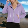 thumbnail image 6 of Timegard Zip up Hoodies for Women Sweatshirts Long Sleeve Comfy Pullover Fall Fashion Jackets with Pockets, 6 of 8