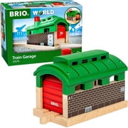 BRIO World 33574 - Train Garage - 1 Piece Wooden Toy Train Accessory for Kids Age 3 and Up