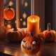 thumbnail image 1 of Hogar y cocina, Decoración del hogar, Decoración de linterna de calabaza de Halloween, Calabaza con ojos de diablo, Cara de fantasma, Decoración navideña, Diseño de fiesta para interiores y exteriores, 1 of 6
