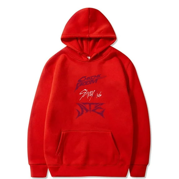 Kpop Stray Kids Ate Chk Chk Boom Merch Hoodies SKZ New Logo Hooded Women Men Fashion Sweatshirts