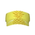 thumbnail image 3 of Balery Gold Pineapple Sport Wear Athletic Visor Sun Sports Visor Hat Visor Adjustable Cap for Women and Men (One Size), 3 of 8