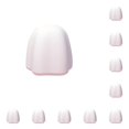 thumbnail image 3 of Matsuzay Cabezal de tapa de de Dispensador de cierre automático Cubierta portátil extraíble Blanco Blanco 10piezas, 3 of 6