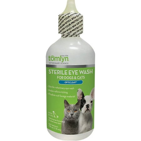 Tomlyn Opticlear Dog & Cat Eye Wash, 4 oz.