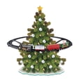 thumbnail image 2 of Tren Eléctrico para Árbol de Navidad, Luces y Sonidos, Decoración Temporada Navideña negro Grande, 2 of 8