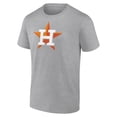 thumbnail image 2 of Men's Fanatics Heather Gray Houston Astros Official Logo T-Shirt, 2 of 3
