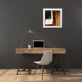 thumbnail image 3 of Pinto, Patricia 20x20 White Modern Wood Framed Museum Art Print Titled - Red Contemporary IV, 3 of 4