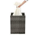 thumbnail image 5 of SONGMICS Laundry Hamper 23.8 Gal (90L) Clothes Laundry Basket with Lid and Handles Foldable Removable Liner Bag Gray, 5 of 6