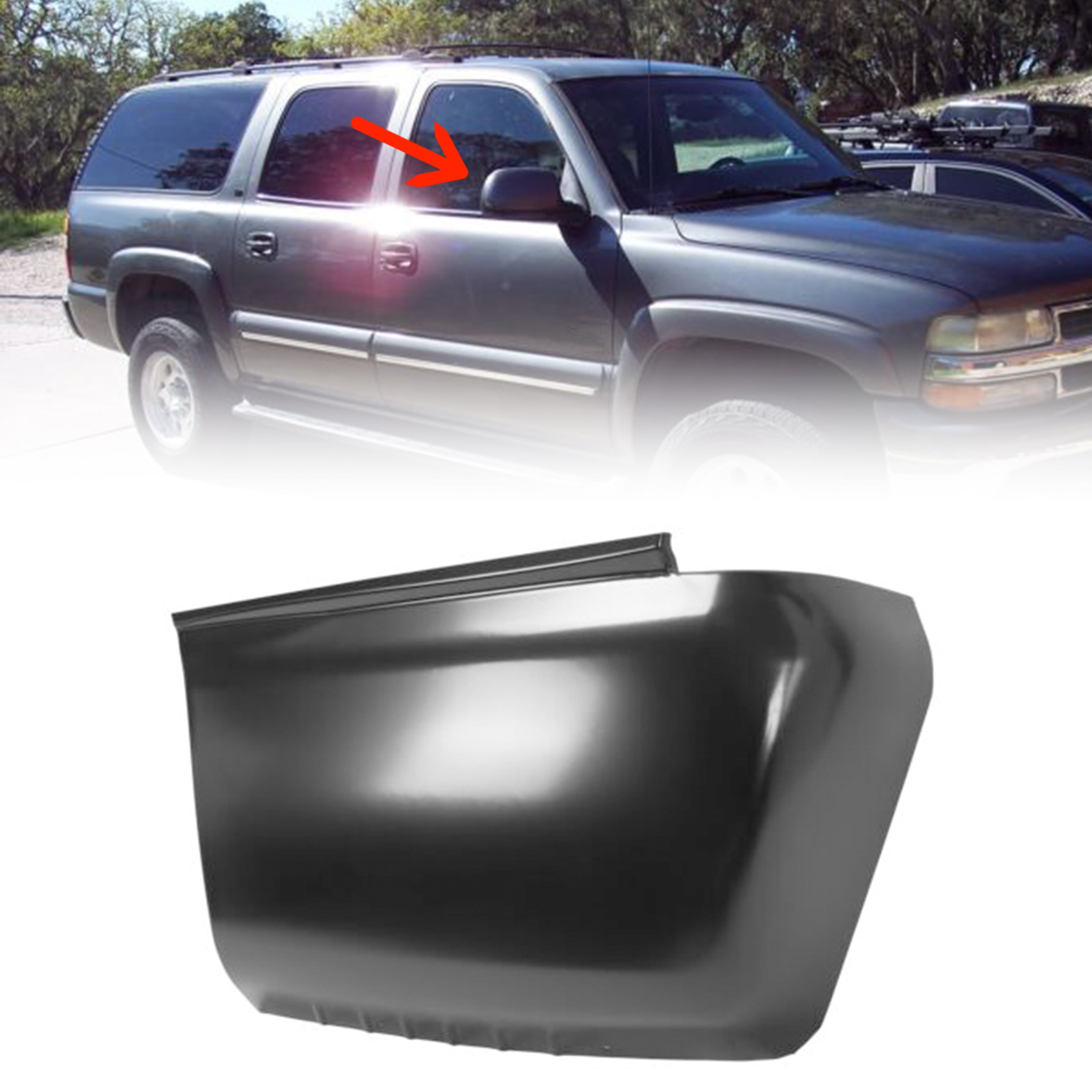 Kojem Lower Rear Right Passenger Side Black Panel Patch for 20002006