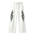 thumbnail image 4 of CONZONE Big Boys Baggy Sweatpants Y2K Graphic Joggers for Boys Drawstring Fall Winter Athletic Trousers with Pockets, 4 of 5