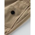 thumbnail image 6 of Men's Cargo Jogger Pants, Multi‑Pocket Casual Tapered Jogger Trousers, Stretch Waistband Workwear Pants, 6 of 7