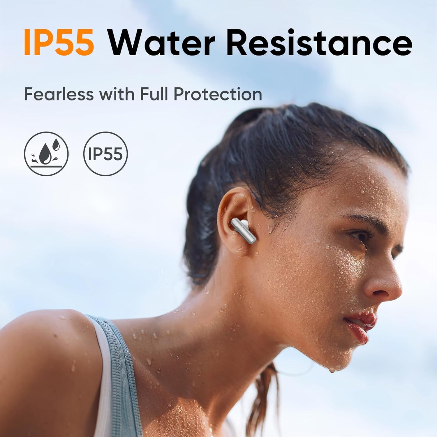 realme Buds Air 6 True Wireless Earbuds, 50dB ANC, Hi-Res Sound, LHDC, 12.4mm Dynamic Bass Driver, 6 Mics Clear Call, 40H Battery, Bluetooth 5.3, IP55 Water Resistance - (Flame Silver)