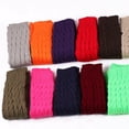 thumbnail image 5 of Calentador de piernas con cable, calcetín sin pies, calentador de piernas alto de invierno para mujeres y niñas, 5 of 5