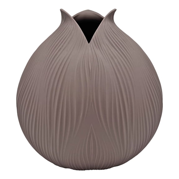 Bergamo Art 9 Inch Tall Modern Ceramic Flower Vase in Pink