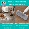 thumbnail image 3 of True & Tidy 4 in 1 Spray Mop Kit With Cleaning Attachments, Pink, 3 of 8