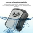 thumbnail image 3 of 4 Digits Combination Lockbox, Key Lock Box Large Capacity Wall Mounted  for Construction Sites, 3 of 8