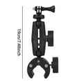 thumbnail image 4 of Soporte para teléfono con cabeza de 1 pulgada y abrazadera de 25 mm para motocicleta Accesorio universal para motocicleta con abrazadera resistente y soporte para teléfono móvil, 4 of 7