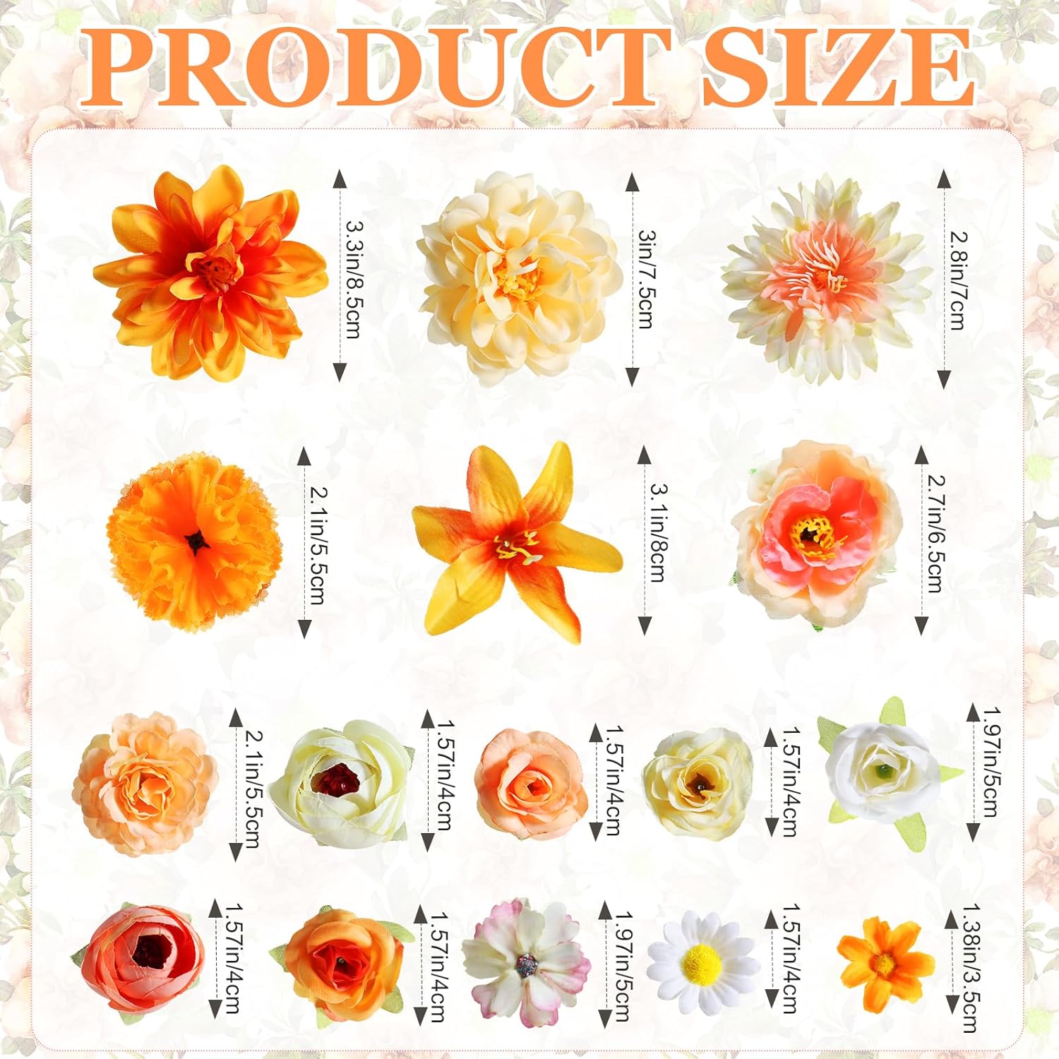 36 Pack Flower Hair Clips Rose Hair Accessories for Women  Bride Flower Claw Clip Side Hair Clip Hairpin Brooch Pin Headpiece for Girls Wedding