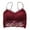 Red, variant on Fashion Full Lace Cross-Back Slim With Chest Pad Gathered Hollow Tube Top