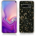 thumbnail image 3 of GSA Gold Flake Marble Candy Case for Samsung Galaxy S10 (6.1") - Black, 3 of 4