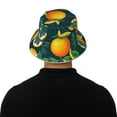 thumbnail image 5 of Cauagu Fresh Orange for Unisex Bucket Hat,Outdoor Summer Beach Fishing Sun Hat Hot Summer Reflective Bucket Hat Fun Outdoor Vacation Hat for Men and Women, 5 of 6