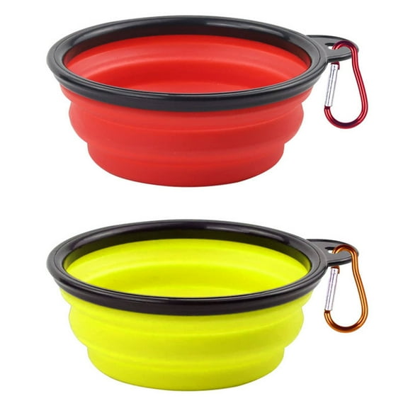BESTSKY Collapsible Dog Bowls,Easy Storage Travel Dog Bowls,Maintains Integrity Portable Dog Bowl