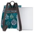 thumbnail image 3 of Easygdp whiter Snowflake balloons Mochila de Cuero para Mujeres, Bolso de Hombro, Bolsos de Mano de Moda para Trabajo y Viajes, 3 of 4