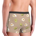 thumbnail image 3 of Goofa Egg and Avocado Printed Men's Boxer Briefs Underwear, Moisture-Wicking Underwear, Trunk,Soft and Breathable Cotton Underwear-X-Large, 3 of 9