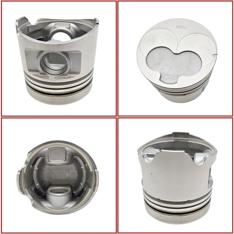 4PCS C223 Piston + Piston Rings For Isuzu C223 C223T Engine 4PCS C223 Piston + Piston Rings For Isuzu C223 C223T Engine