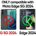 thumbnail image 2 of for Motorola-Edge 5G 2024 Case (𝗡𝗼𝘁 𝗙𝗶𝘁 𝗚 𝟱𝗚 𝟮𝟬𝟮𝟰), Moto Edge 5G Phone Case 2024 with Slide Camera Cover, [Military-Grade] Hard Case with Magnetic Stand for Moto Edge 5G, Rose Gold, 2 of 15