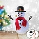 thumbnail image 4 of Conjunto de disfraz de decoración de muñeco de nieve, sombrero, bufanda, ojos, manos, nariz de zanahoria, muñeco de nieve. D, 4 of 8