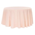 thumbnail image 1 of 1 Pc, Polyester 108" Round Tablecloth - Blush For Weddings, Trade Shows, Showrooms, Events, 1 of 1