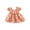 04-Orange, variant on Atogsazn Baby Girl Clothes Toddler Casual Floral Short Sleeve Floral Dress Fashion Flowy Dresses 01-Pink 2-3 Years